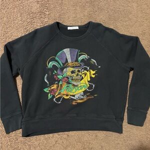 Daydreamer Poison Black Graphic Crewneck Sweater